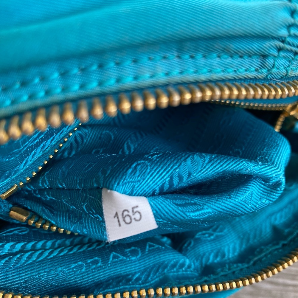 Prada Blue Tessuto Gaufre Crossbody - Picture 6 of 16